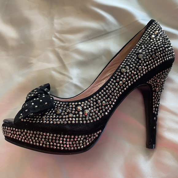 Rhinestone heels, NWT - Picture 2 of 6